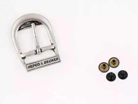 Leather strap buckle incl. rivets for Hepco&Becker Leather Bags LIBERTY/BUFFALO