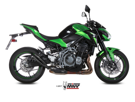 MIVV Tłumik Końcowy DOUBLE GUN BLACK Kawasaki Z900 2017-2026