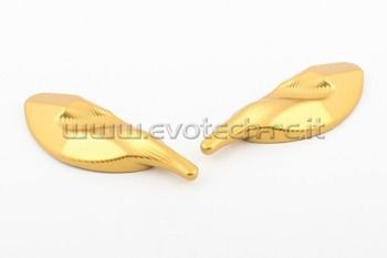 Zaślepki lusterek EVOTECH RC Triumph złote