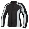 Motocyklowa Kurtka Tekstylna Ozone Edge II Lady Black/Grey
