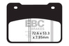 EBC Klocki hamulcowe SFA627HH skuterowe (kpl. na 1 tarcze)