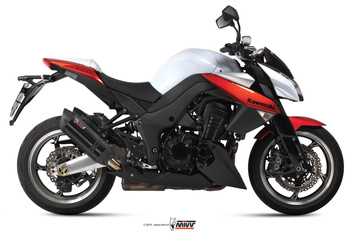 MIVV Tłumiki Końcowe Suono Black Kawasaki Z1000 2010-2013