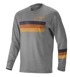 Koszulka rowerowa ALPINESTARS ALPS 6.0 LS JERSEY kolor pomarańczowy/szary