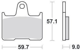 KLOCKI HAMULCOWE SBS 765 RQ