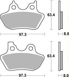 KLOCKI HAMULCOWE SBS 826 HS