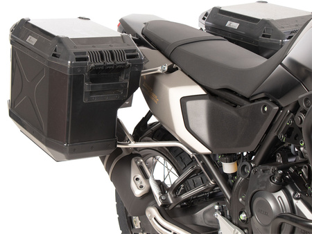 Sidecarrier Cutout black incl. Xplorer Cutout sideboxes for Yamaha Ténéré 700 (2025-)