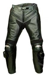 SPODNIE SKÓRZANE MOTOCYKLOWE TSCHUL M-90 CZARNE