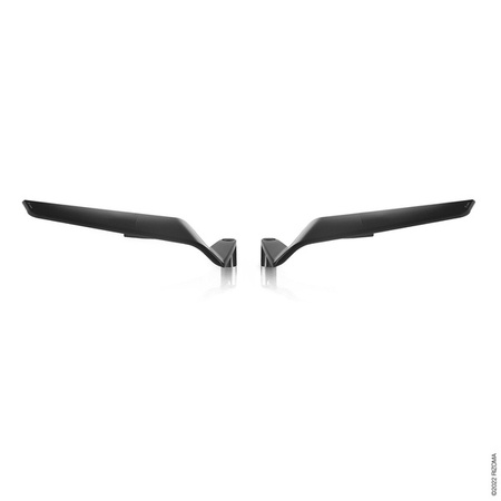 Rizoma Lusterka Stealth Naked Czarne do motocykli typu Naked