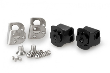 Mocowanie sportowych podnóżków PUIG 20455 (tył, do przesunięcia) Czarny (N) 20455N