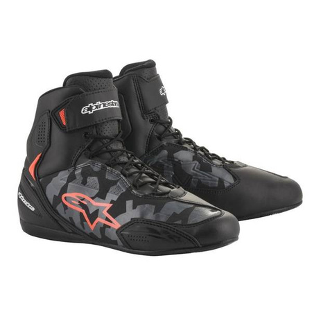 BUTY ALPINESTARS FASTER-3 BLACK/GREY CAMO/FLUO RED