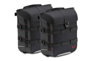 ZESTAW KUFRÓW BOCZNYCH SYSBAG 15/15 BAG SYSTEM I STELAŻY SW-MOTECH DUCATI DESERTX (22-) BLACK