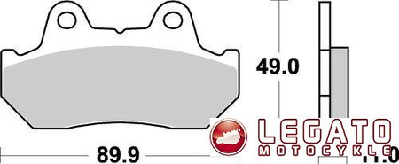 KLOCKI HAMULCOWE SBS 542 HF