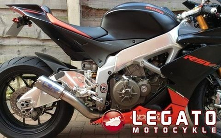 Tłumik końcowy Racefit Growler Black Edition Titanium Carbon Aprilia RSV4 2009-2016