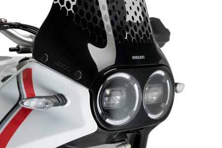 Osłona lampy przylegająca do Ducati Desert X 2022-2025 Przezroczysty (W) 21439W