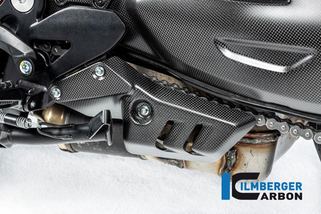 Osłona wydechu lewa - matowa Ducati Diavel V4 (od 2023) ILMBERGER ACL.105.DI23M.K.