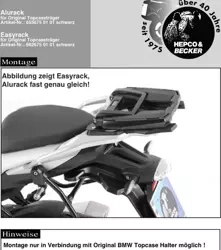 BMW S 1000 XR (2015-2019) Alurack-Metal carrier for TC