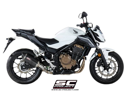 SC-Project tłumik końcowy Oval carbon Honda CBR500R (2017 - 2018)