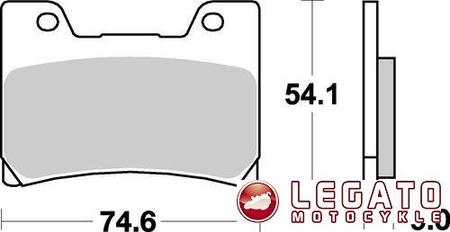 KLOCKI HAMULCOWE SBS 645 HS