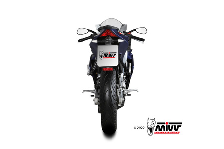 MIVV Układ Wydechowy Delta Race Inox Nero Aprilia RS 125 2021-2024