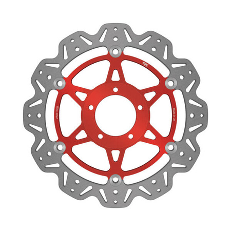 EBC Tarcza hamulcowa motocyklowa VR841RED VEE, czerwona