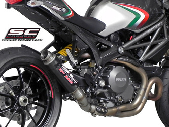SC-Project Tłumik końcowy GP M2 Carbon Ducati Monster 1100 Evo 2011-2013