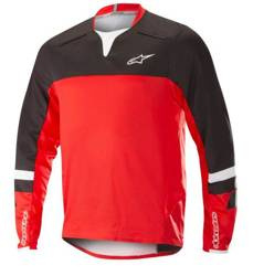 Koszulka rowerowa ALPINESTARS DROP PRO kolor czarny/czerwony