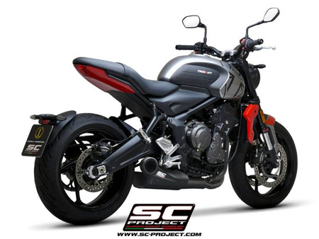 SC-Project układ wydechowy STR-1 Matt Black Triumph TRIDENT 660 (2021 – 2024)