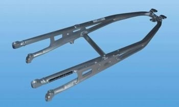 Stelaż tylny sportowy Motoholders Aprilia RSV 4 Mille 09-13 srebrny