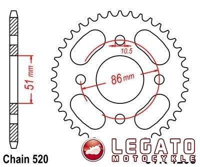 ZĘBATKA NAPĘDOWA JT TYŁ