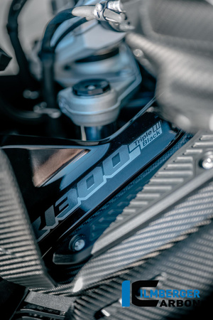 Pokrywa górna wlewu paliwa lewa - carbon matt BMW R 1300 GS Adventure (od 2024) ILMBERGER CM.TUL.012.24GSA