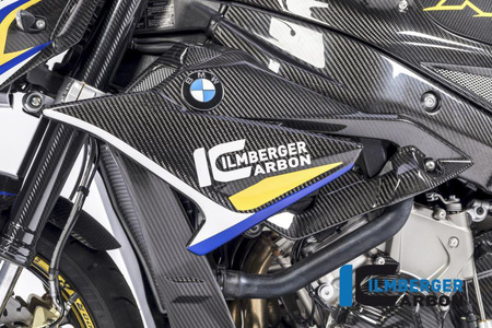 Osłona chłodnicy / uchwyt na badge lewa strona - BMW S 1000 R (od 2017) ILMBERGER WKL.004.S117N.K