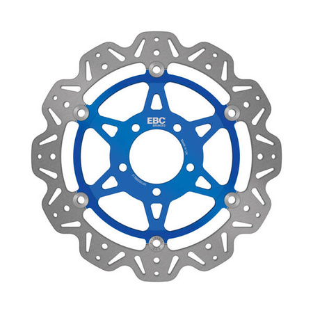EBC Tarcza hamulcowa motocyklowa VR3058BLU VEE, niebieska
