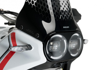 Osłona lampy przylegająca do Ducati Desert X 2022-2025 Przezroczysty (W) 21439W