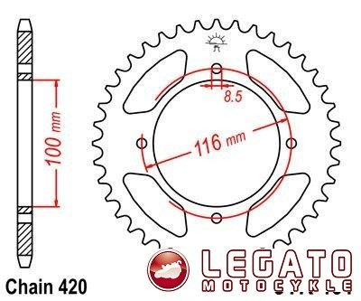 ZĘBATKA NAPĘDOWA JT TYŁ