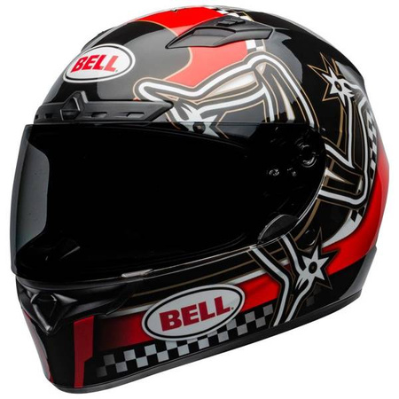 KASK BELL QUALIFIER DLX MIPS ISLE OF MAN RED/BLACK/WHITE