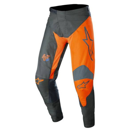 SPODNIE ALPINESTARS RACER SUPERMATIC ANTHRACITE/ORANGE