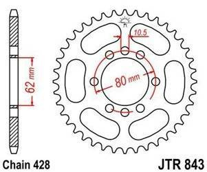 ZĘBATKA NAPĘDOWA JT TYŁ (428)