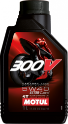 MOTUL Olej silnikowy 300V 5W40 4T FL 4L 


- 100% Synthesis (104115)