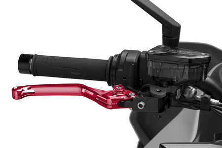Regulowana dźwignia hamulca PUIG 4.0 EVO (bez zawiasu, wymaga adaptera) Czerwony (R) 4120RR