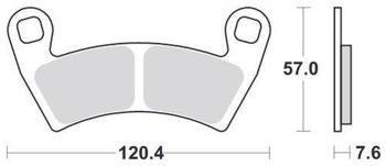 KLOCKI HAMULCOWE SBS 897 RSI