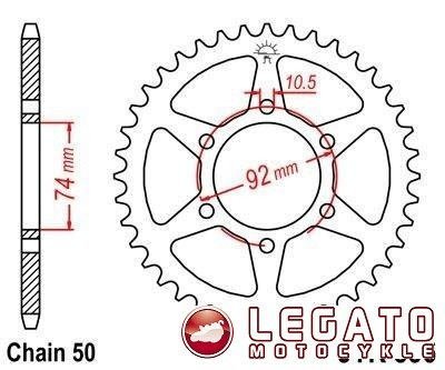 ZĘBATKA NAPĘDOWA JT TYŁ (530)