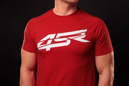 KOSZULKA MĘSKA T-SHIRT 4SR CRACK RED