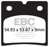 EBC Klocki hamulcowe EPFA696HH Extreme Pro (kpl. na 1 tarcze)
