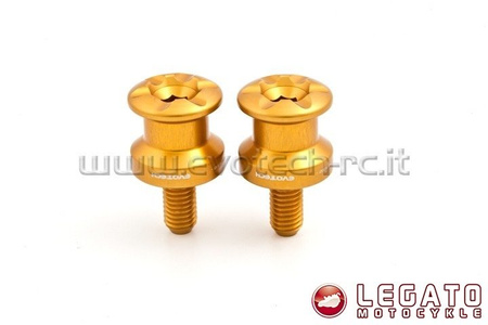 Rolki wahacza pod podnośnik marki EVOTECH RC złote  M8