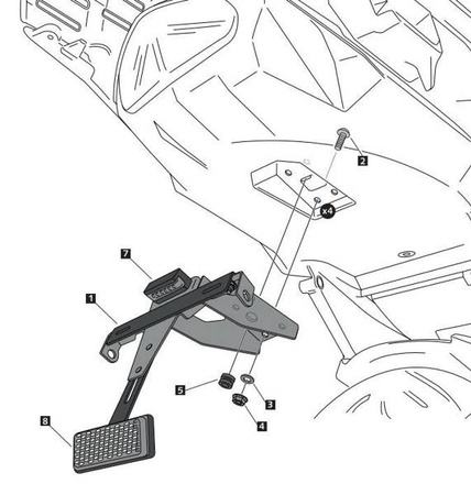 Fender eliminator PUIG do Kawasaki Versys 1000 17-18 Czarny (N) 9450N