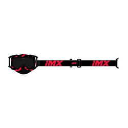 GOGLE IMX DUST GRAPHIC RED GLOSS/BLACK - SZYBA DARK SMOKE + CLEAR (2 SZYBY W ZESTAWIE)