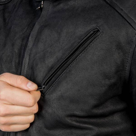 KURTKA SKÓRZANA OZONE SPARROW II BLACK