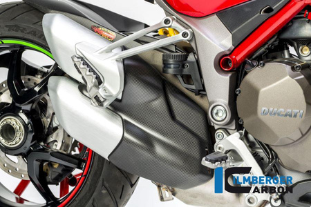Osłona wydechu Ducati Multistrada 1200 DVT (2015) - czarna ILMBERGER AHS.110.D15MM.K