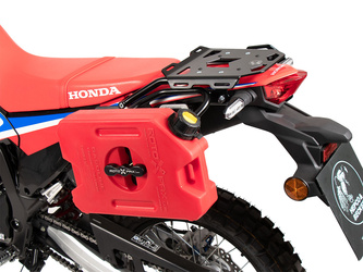 Adapter set for attaching Rotopax canisters to C-Bow side carriers