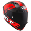 Kask Motocyklowy KYT NX RACE CARBON RACE-D czerwony fluo